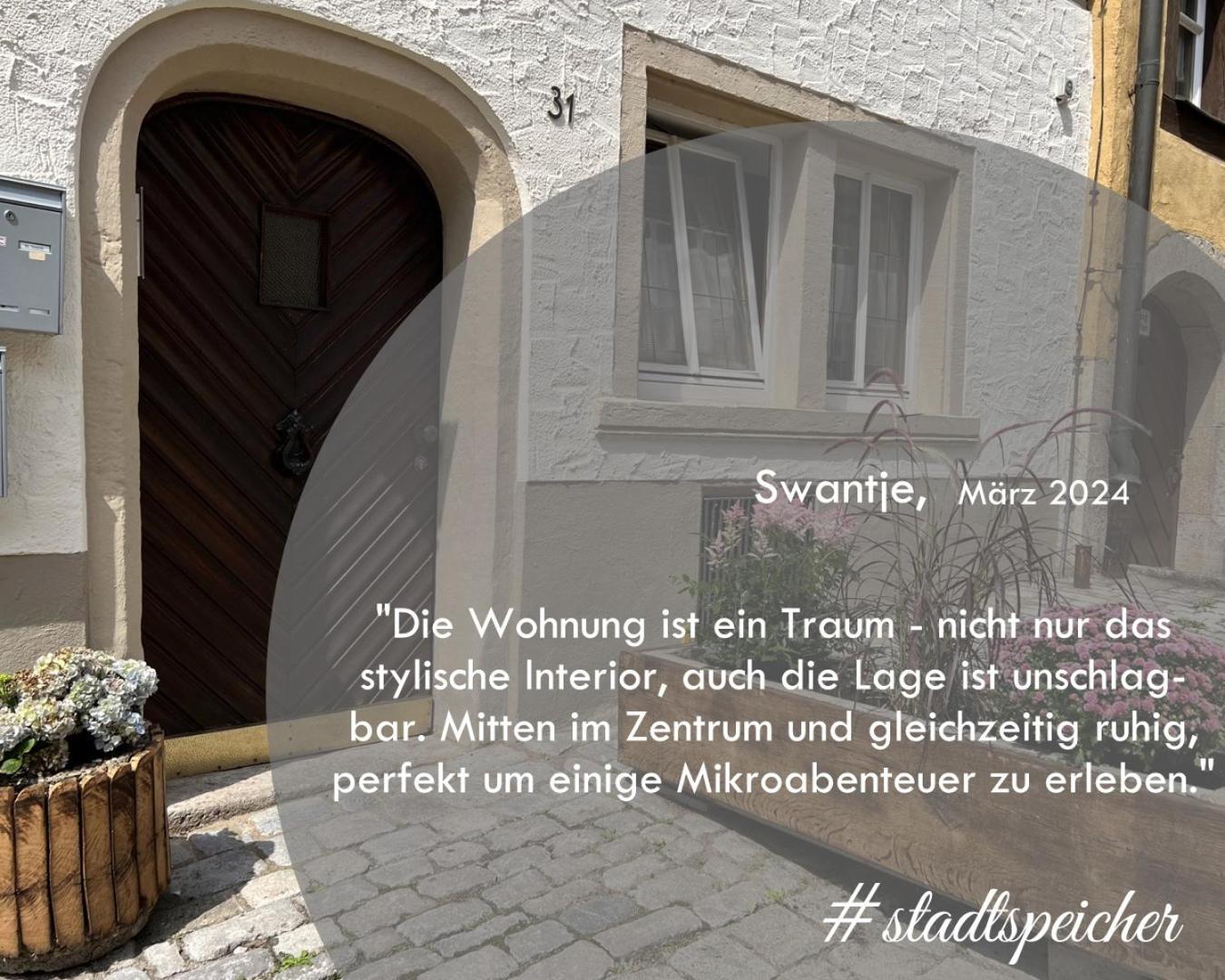 #Stadtspeicher - Gruener Stern Das Apartment Mitten In Der Altstadt Rothenburg ob der Tauber Exterior foto
